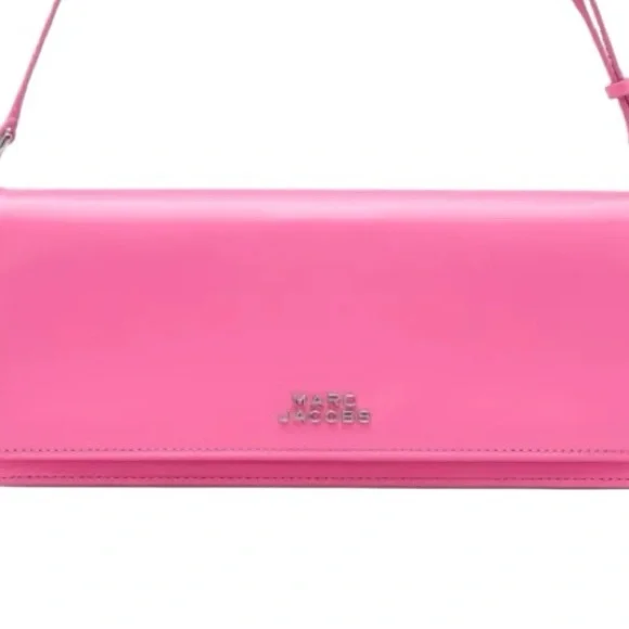 NWT Marc Jacobs The Mirror Leather Shoulder Bag Daisy Motif Adjustable Strap